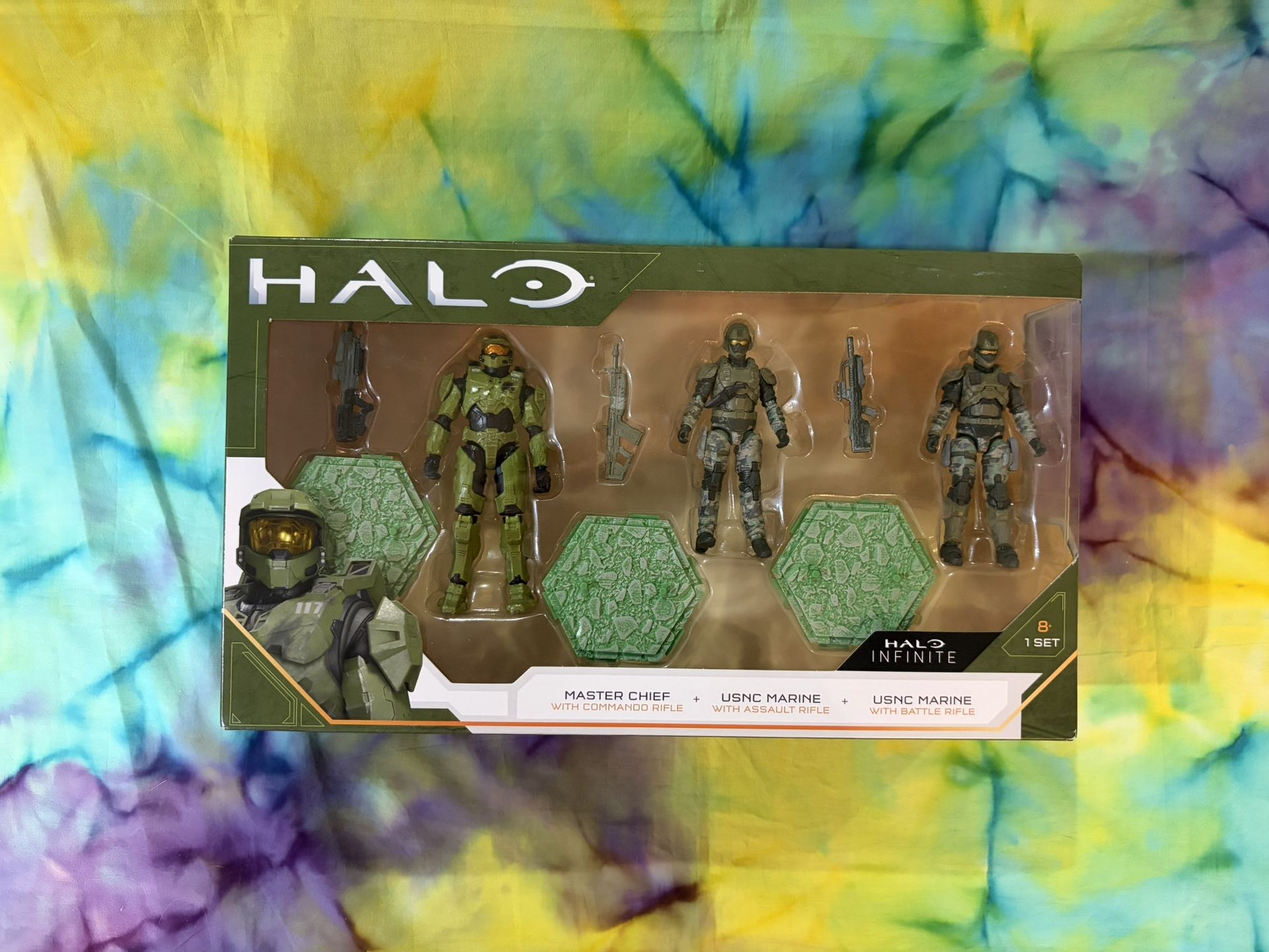 Halo Master Chief USNC Marine 4" Action Figure 3-Pack 2020 MOC Toys Infinite New