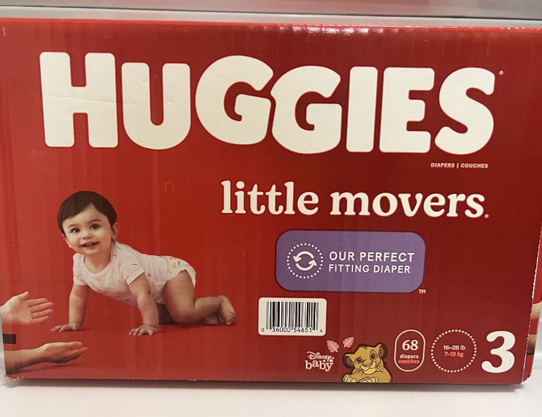 Size 3 Huggies Brand New in Box 