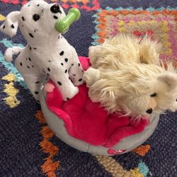 American Girl Doll Dogs And Bone And Bed