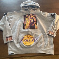 Kobe Bryant hoodie sweatshirt NBA LA Los Angeles Lakers Men’s Adult Large L