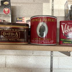Three Collectible Tins For $10