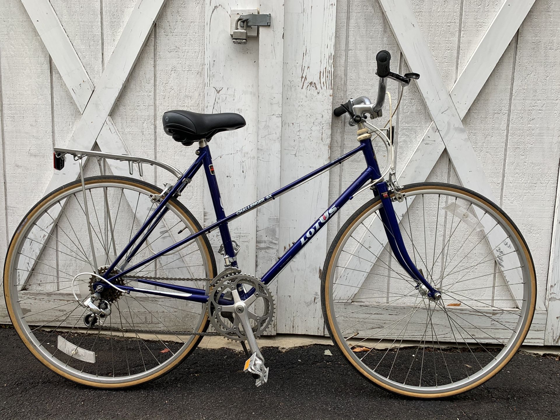 Vintage Lotus challenger sx 50-52cm mixtie frame upright bars light road bike