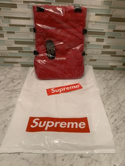 Supreme Tote Backpack RED Bag 2019 SS19 Sold Out Bonus Copie Ny Post Newspaper