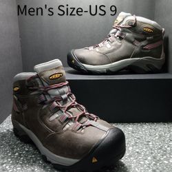 KEEN Detroit Mid Steel Toe Boots Men's Size-US 9 