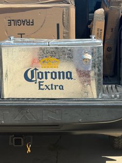 Corona Extra Metal Cooler with Bottle Opener
