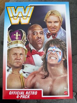 Mattel WWE Official Retro 4-Pack - Ultimate Warrior, Virgil, Bobby Heenan, King Harley Race