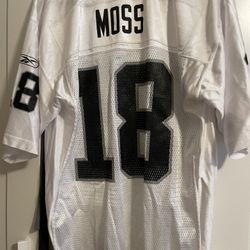 Raiders Moss Jersey 
