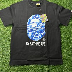 Bape Blue And Black T-shirt 