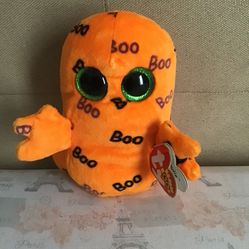 Special Edition Halloween boo Beanie Boo Tag Still On! 
