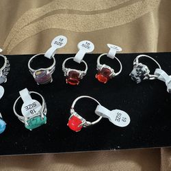 18 Piece Silver Plated Ring Set
