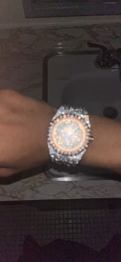 Ap Royal Oak moissanite rose gold stainless steel