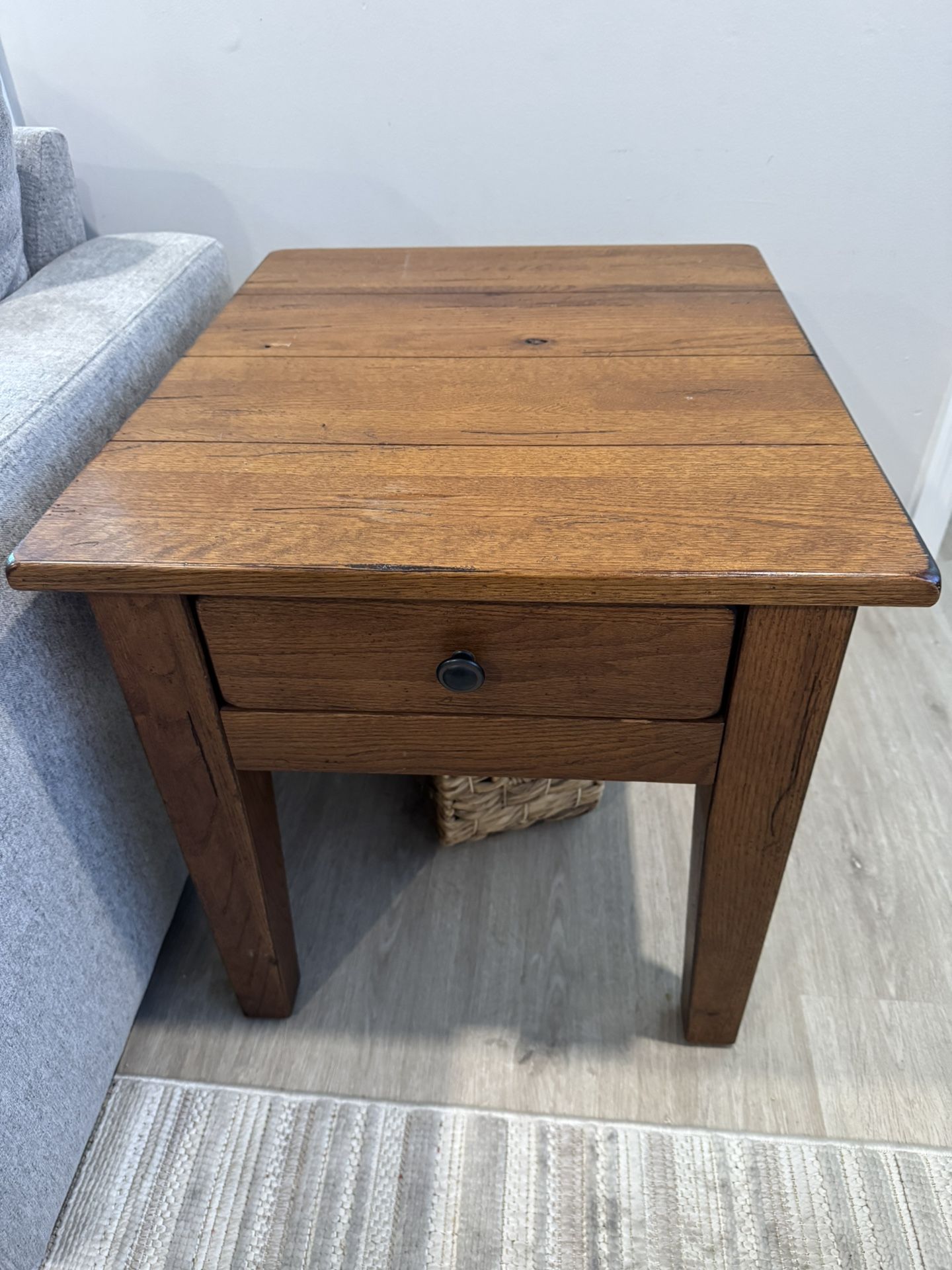 Real Wood Coffee Table And End Table