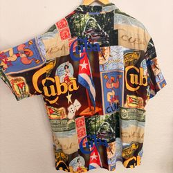 Veradero Cuban Outfitters Co. Cuban Print Shirt - Large