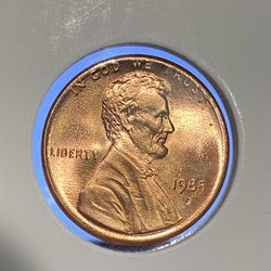 1985 D Lncoln Cent Gem