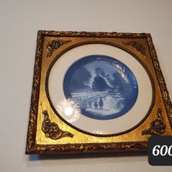 Copenhagen Blue 1973 Collectors Plate