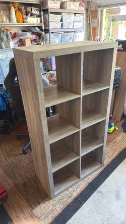 8-Cube Storage Bookshelf Organizer