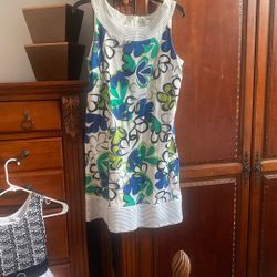 Nygard Cotton Piqué Stylish Dress Size 12 