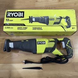 RYOBI 12 Amp Corded Reciprocating Saw