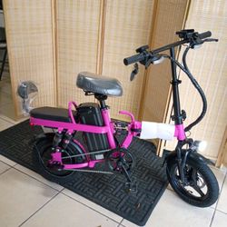 FOLDING ELECTRIC BIKE FULL SUSPENSION PEAK 750W -SPEED 25MPH-RANGE 50MILES
