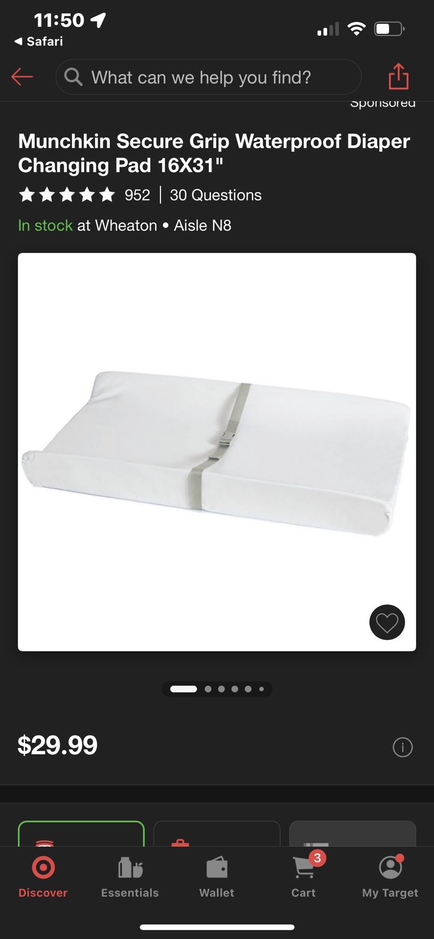 Diaper Changing Pad With Cover