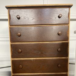 Solid Wood Dresser Or Tall Chest