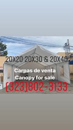 Carpas de venta 20x20 20x30 & 20x40