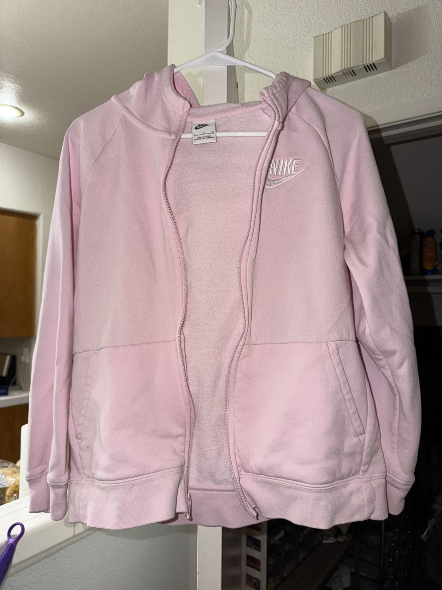 Girls Nike Pink Zip Up Jacket XL
