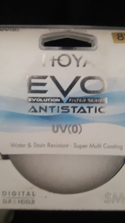 Evo antistatic camera lense