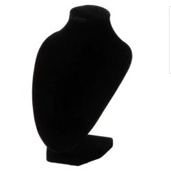 Black Velvet Necklace Stand