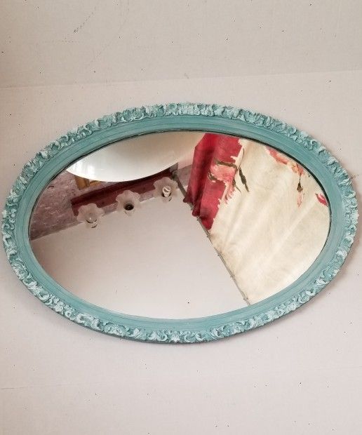 Antique Oval Mirror