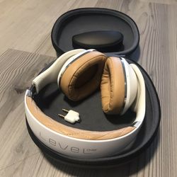 Samsung level Over Noise Canceling Wireless Bluetooth Headphones White