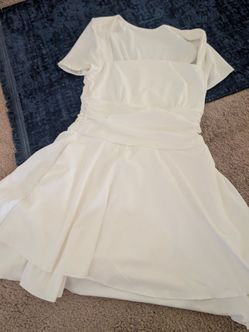 White dress new medium large