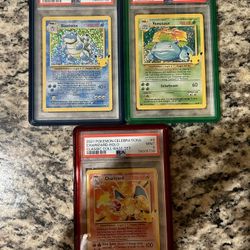 Charizard Blastoise Venusaur Celebrations 