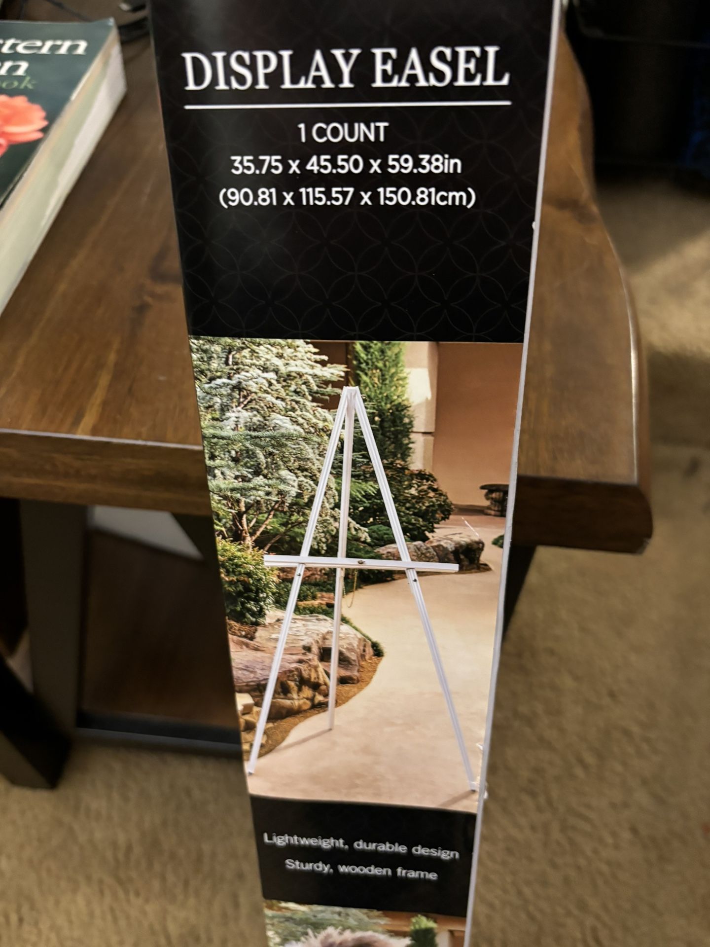 White easel