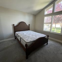 Free Queen Sized Bed & Mattress (Area Rug Included)