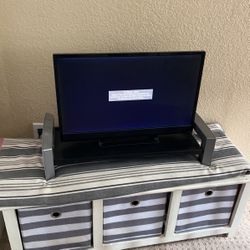 Vizio Tv And Remote With Tv Stand