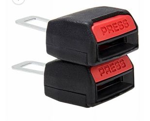 2-universal Car alarm stoppers, seat belt chime cancelers Or Dummy Buckles