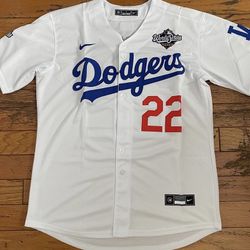 Kershaw World Series White Jersey