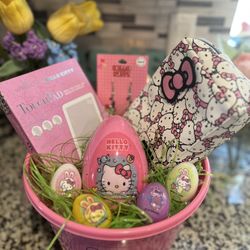 Hello Kitty Sanrio Impressions Easter Basket Holiday Gift 