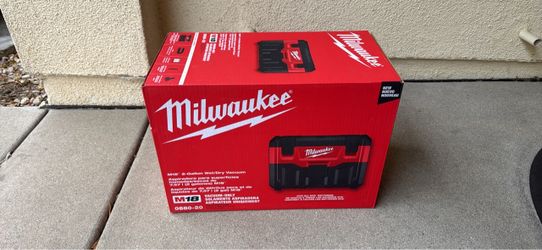Brand New Milwaukee M18 2gal wet/dry vacuum only