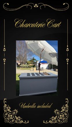 SNACK CART W/ UMBRELLA