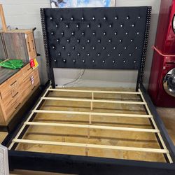 Black King Bed Frame