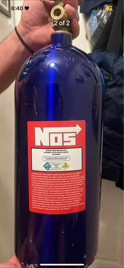 Blue nos tank
