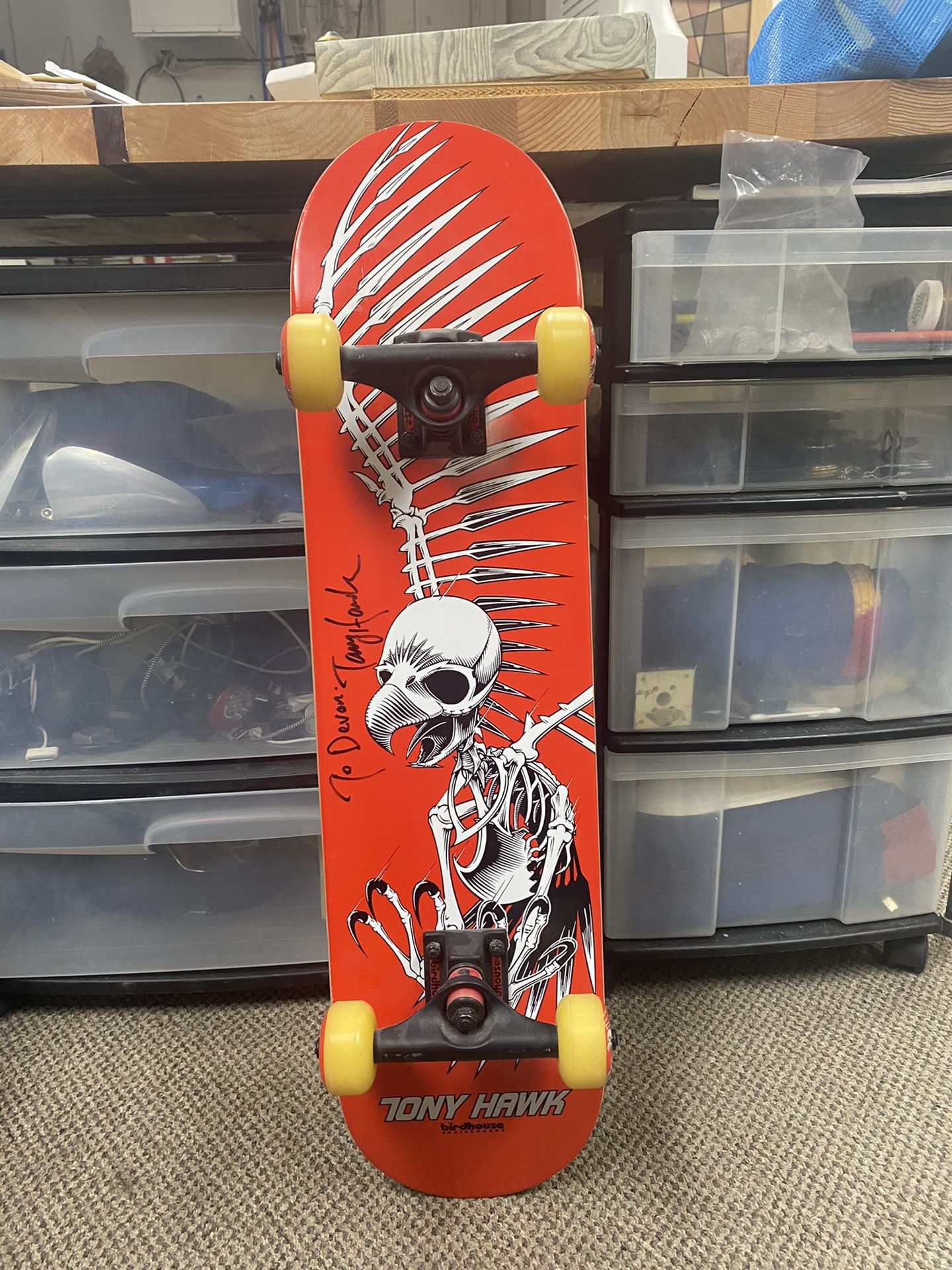 Signed Tony Hawk Birdhouse Skateboard for Sale in Tempe, AZ - OfferUp