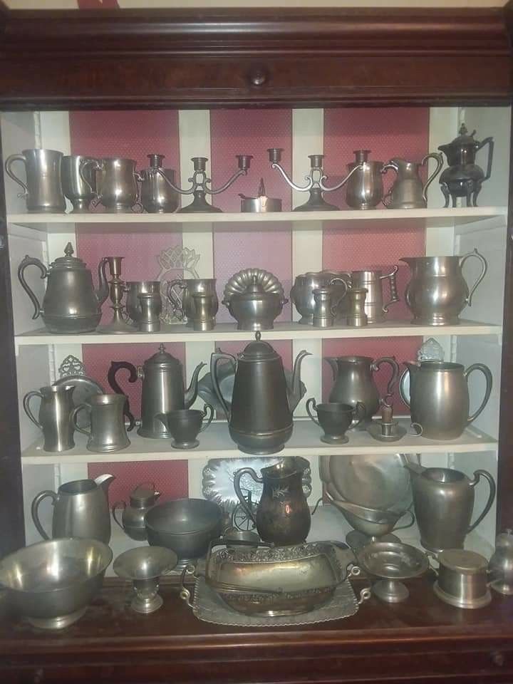 Unique pewter pieces
