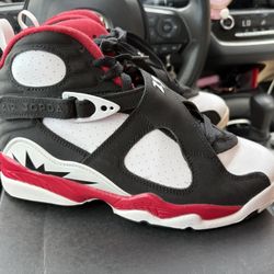 Jordan 8 Retro Paprika Black And White 