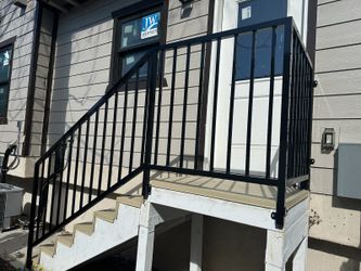 Iron Metal Fence Gate Front Yard Side Yard Security Fence Gate Railing Handicap Handrail 