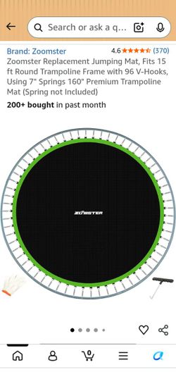 Trampoline mat 15 foot round  / safety net 15 foot round