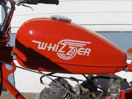 Vintage whizzer gas tank for motorized bikes ...(not painted but outside light rust