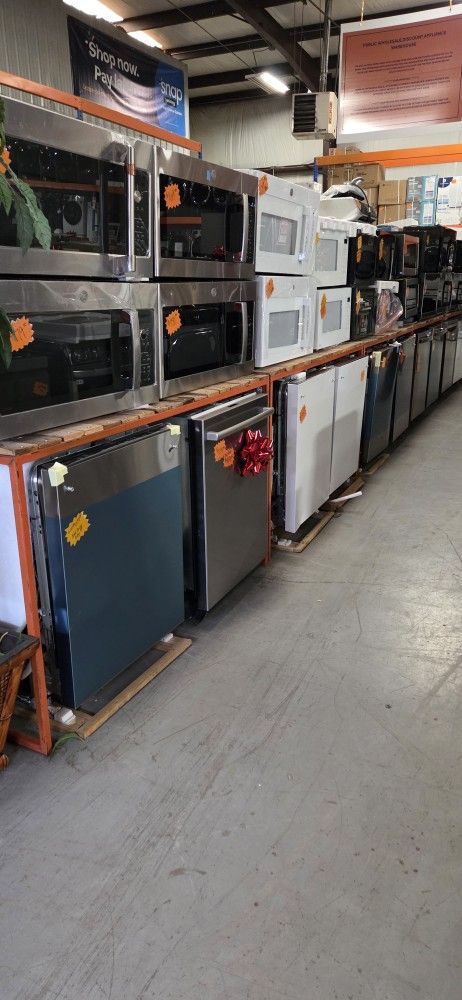 BLACK FRIDAY DEALS! Dishwashers And Microwaves! 0 To 55 Down No Credit Financing.